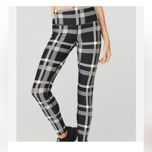 ALO Plaid Black and White Women's Pants